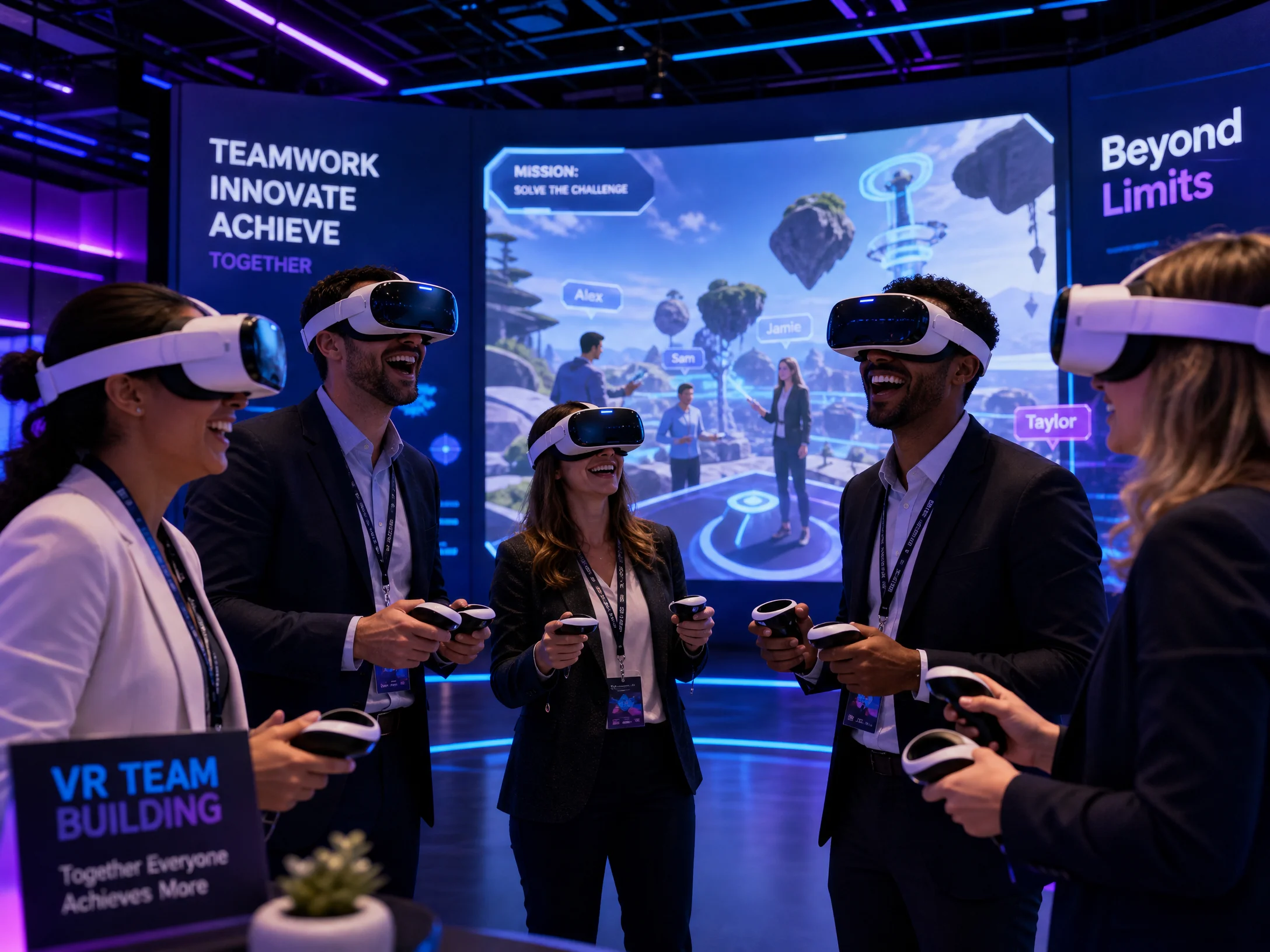 世界500强企业VR团建案例